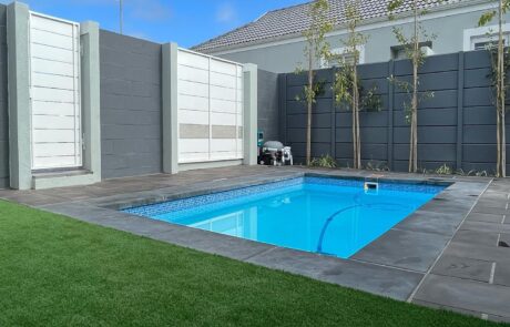 paving pool area